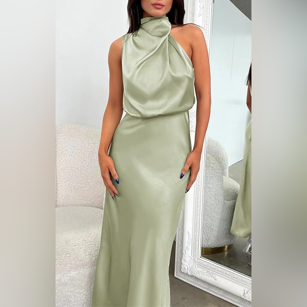Nwt Btfbm cocktail dress soft olive green size XL
